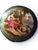Sevres style gilded bronze jewelry box with hand painted porcelain lid. Has a reclining couple in a romantic setting. Very...