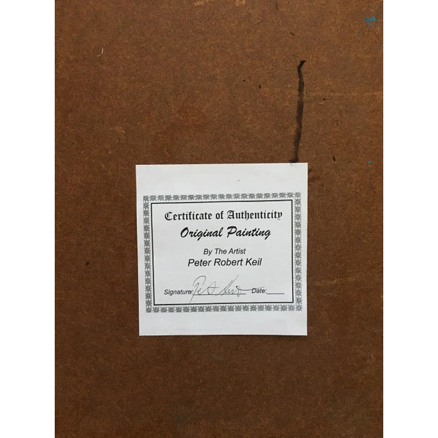 Textile Abstract Peter Keil Painting For Sale - Image 7 of 8