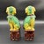 A Vintage Pair of Chinese Sancai Glazed Porcelain Foo Dogs, Circa 1920’s For Sale - Image 6 of 12