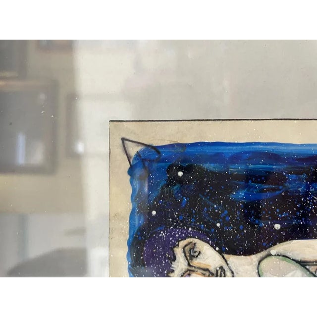 Paint Francesco Musante, Composition, 2000s, Painting on Linoleum For Sale - Image 7 of 11