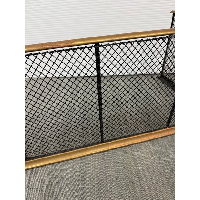Victorian Brass Fireplace Screen, Early 20th Century. For Sale - Image 12 of 12
