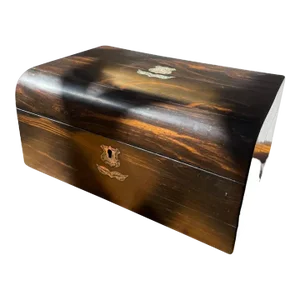 1873 Rosewood With Mother of Pearl Inlaid Document Box