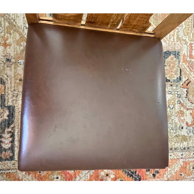Rare Vintage Arts & Crafts Period Sewing Rocker C. 1900-1920 For Sale - Image 9 of 10