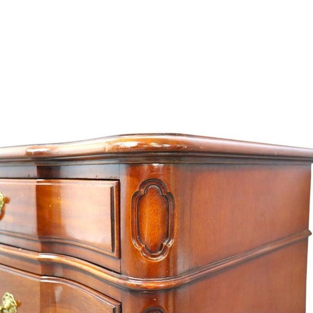 English John Widdicomb Regency Style 8-Drawer Sideboard & Mirror C1950 For Sale - Image 9 of 13