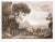 Narciso and Echo - Original B/W Etching after Claude Lorrain - 1815 1815 For Sale