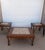 High-quality vintage coffee and end tables, 3-piece set, dimensions: Side Tables (H) 23”, (W) 28”, (D) 28”, Center...