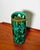 Contemporary Emerald Green Drip Glaze Ceramic Pitcher Vase For Sale - Image 3 of 5