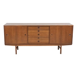 Mid 20th Century Swedish Teak Credenza in the Manner of Yvenge Ekstöm for Dux For Sale