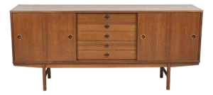 Mid 20th Century Swedish Teak Credenza in the Manner of Yvenge Ekstöm for Dux