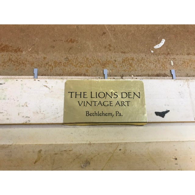 1963 Original Signed "Fire Island" Impasto Painting For Sale - Image 10 of 11