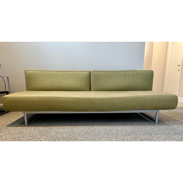 The chaise is in very good condition. The chaise was recovered in the last five years in a new fabric from the Cassina...