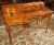19th Century English Paint Decorated Adam Style Satinwood Writing Table Desk For Sale - Image 4 of 18