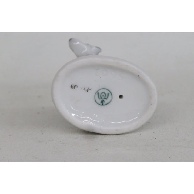 Early 20th Century Early 20th Century Metzler and Ortloff Dalmatian No 5601 Porcelain Dog Miniature Figurine 4523b For Sale - Image 5 of 16