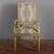 White Chair with Damask Fabric For Sale - Image 8 of 9