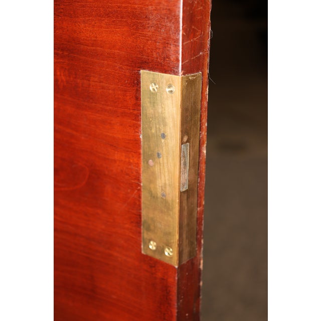 Fine Breche Marble Top Paul Sormani Attributed Bronze Mounted Inlaid Commode For Sale - Image 12 of 15