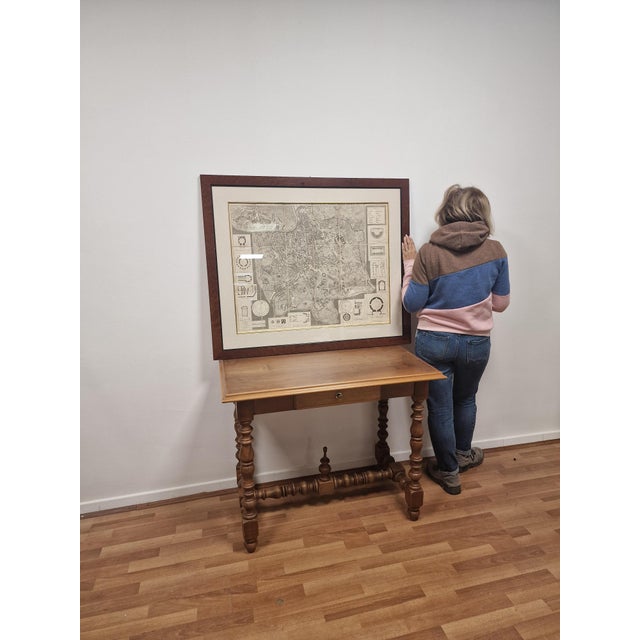Pietro Ruga, Topographical Map of the City of Rome, 1823, Engraving on Paper, Framed For Sale - Image 12 of 13