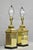Vintage Chinoiserie Brass Hexagonal Oriental Ginger Jar Table Lamps - A Pair For Sale - Image 12 of 13