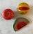 Collection of 3 vintage mid century Italian Alabaster fruit. Beautiful hand carved marble and hand painted. Collection...