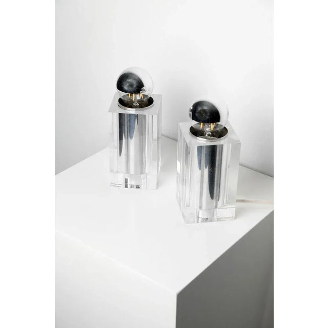 Table Lamps, 1970s, Set of 2, in Very Good conditions. Designed 1970 to 1979 European Plug (up to 250V).The wiring of this...