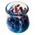 1960s Murano Art Glass Flower Vase Italian Hand Blown Mid-Century Modern For Sale
