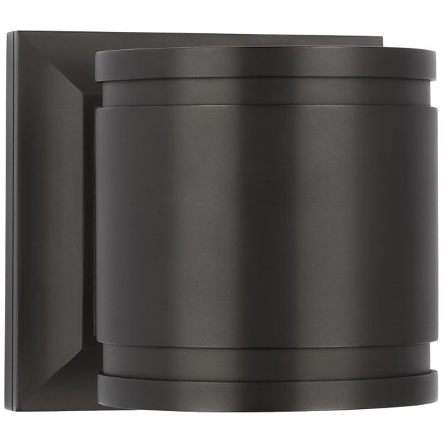 Chapman & Myers for Visual Comfort Signature Provo 5" Canister Light in Matte Black For Sale