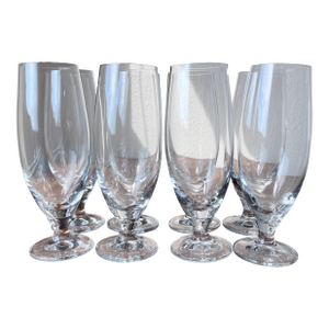 Set of 8 - Lenox Tuscany Classics Crystal Pilsner Glasses
