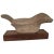 Vintage Modernist Ceramic Porcelain Bird Sculpture Mounted on Wooden Plinth For Sale - Image 11 of 11