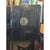 Distressed Black Rough Marks Moon Face Armoire Storage Cabinet For Sale In San Francisco - Image 6 of 7