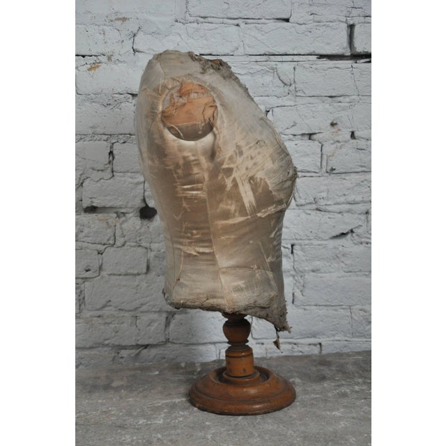 Late 19th Century Late 19th Century French Fabric Bust For Sale - Image 5 of 9