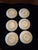 A museum quality antique chinese porcelain perfect set of six plates ( guaranteed a matching original set of 6 over 200...