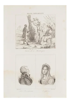 Unknown - Portrait - Original Lithograph - 19th century