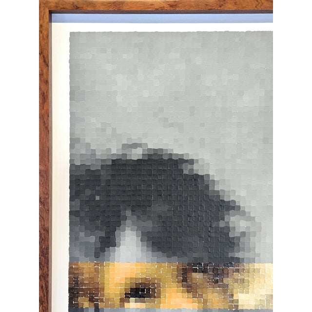 Francisco Vital "Raphael Botticelli. 'Cherubs Virgin Mary'" Contemporary Pixel Figure Painting, 2021 For Sale - Image 4 of 10