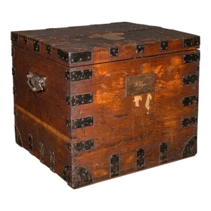 1880's Antique Fitted Silver Chest