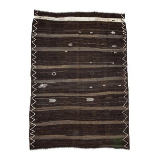 Vintage Turkish Kilim Rug-6'4'x8'11" For Sale