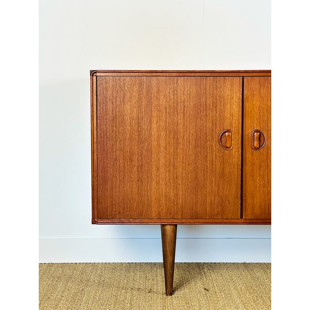 Wood Scandinavian Teak Sideboard by Fristho Franeker for Fristho, 1960s For Sale - Image 7 of 18