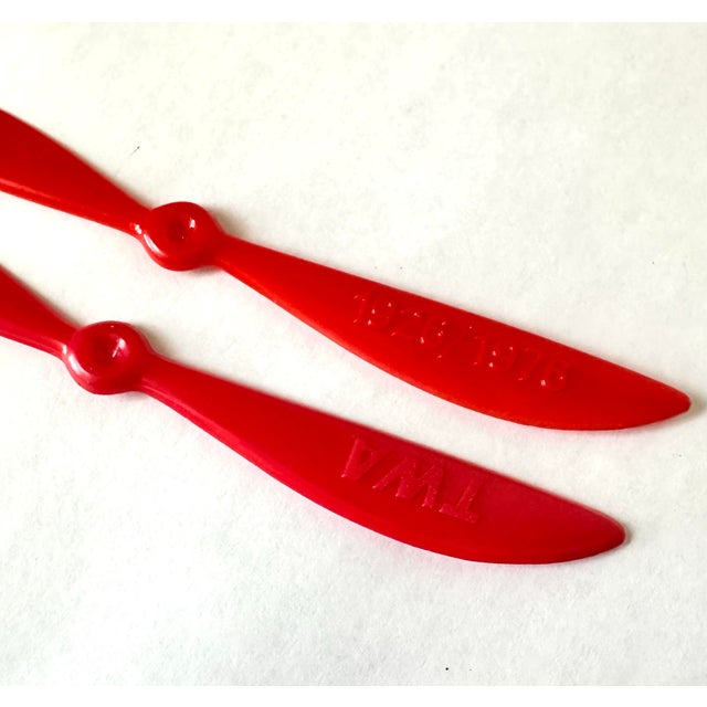 Vintage Collection of 61 Airline Swizzle Sticks For Sale In Denver - Image 6 of 12