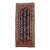 Vintage Malayer Runner Rug, Hand-Knotted Wool, Geometric Pattern, 4x9, Navy & Red For Sale