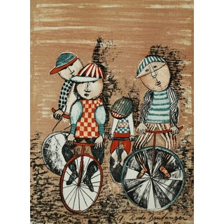 1970s Graciela Boulanger Lithograph Untitled 8 For Sale