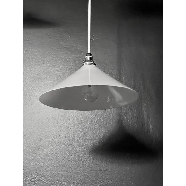 1920s Opaline Truncated Conical Lamp, 1920s For Sale - Image 5 of 5