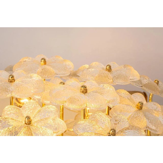 Petite Glass Flower Wall Light from E. Palme, Germany For Sale - Image 13 of 15