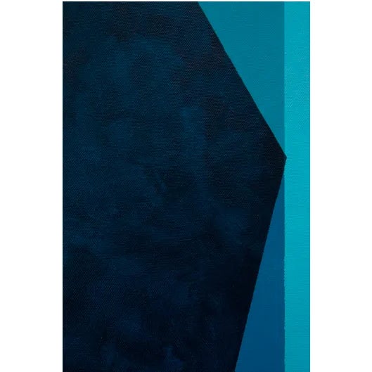 Blue - "Dreamscape" Series No. 05, Contemporary Geometric, Large Canvas Art Print For Sale In Los Angeles - Image 6 of 9