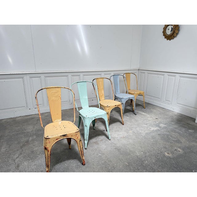 Vintage Tolix Chairs, 1960s, Set of 5 For Sale - Image 3 of 10