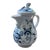 Vintage Mid 20th Century Meissen Blue Onion Demitasse Coffee Pot With Rosebud Finial Lid For Sale