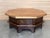 Early 20th Century Spanish Fir and Walnut Octogonal Table Special Design Restored Wax Polished For Sale - Image 17 of 18