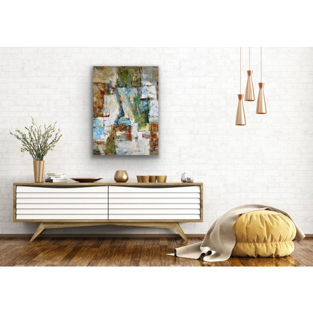 Contemporary Abstract Original Oil Painting For Sale - Image 4 of 12