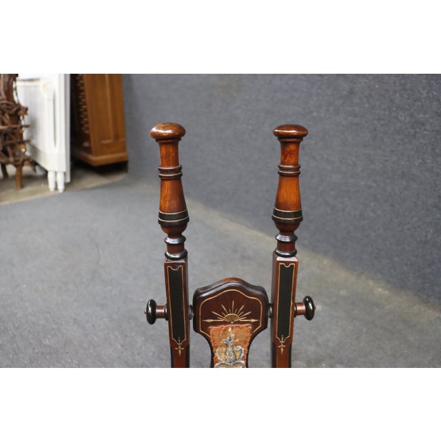 Rare Antique Victorian Ebonized Walnut Boot Jack For Sale - Image 4 of 15