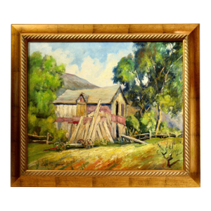Carl Thorp The Lumberjack House, Santa Cruz, Califoenia C. 1940 Painting