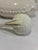 Mid-Century Modern Vintage Ceramic Soup Tureen With Gold Trim and Ladle For Sale - Image 3 of 9