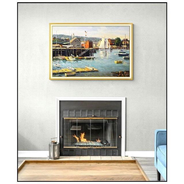 Message us to inquire about custom framing options! (Included for free with every purchase) The artwork here, "Rockport...