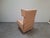 Mid-Century Modern Wingback Lounge Armchair on Castors in Upholstery, 1960 For Sale - Image 16 of 18